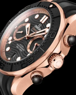 44 mm, or Sedna™ sur bracelet caoutchouc|OMEGA Discount