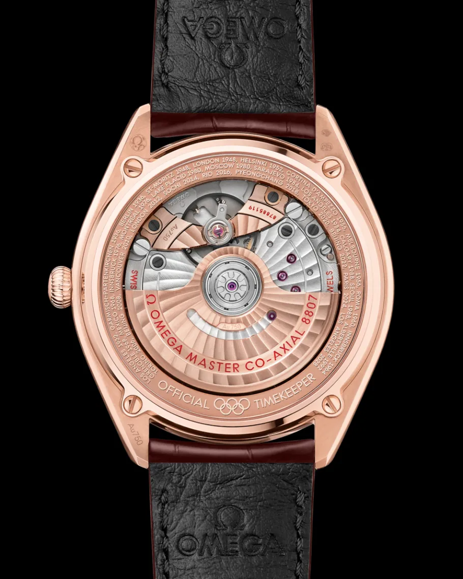 39,5 mm, or Sedna™ sur bracelet en cuir|OMEGA Clearance