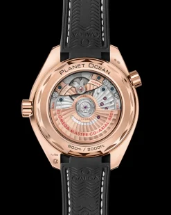 39,5 mm, or Sedna™ sur bracelet en cuir doublé de caoutchouc|OMEGA Online