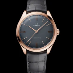 40 mm, or Sedna™ sur bracelet en cuir|OMEGA Best