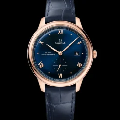 41 mm, or Sedna™ sur bracelet en cuir|OMEGA Online
