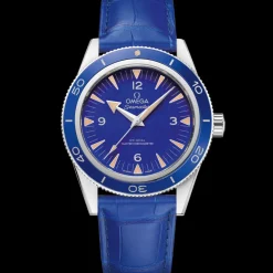 41 mm, platine sur bracelet en cuir|OMEGA Fashion