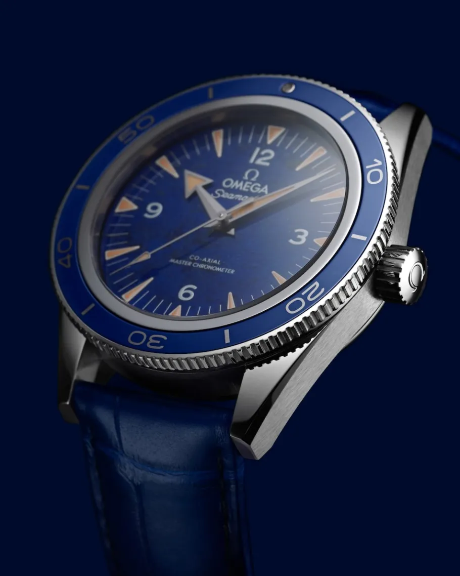 41 mm, platine sur bracelet en cuir|OMEGA Fashion