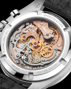 42 mm, platine sur bracelet en cuir|OMEGA Outlet