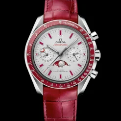 44,25 mm, platine sur bracelet en cuir|OMEGA Outlet