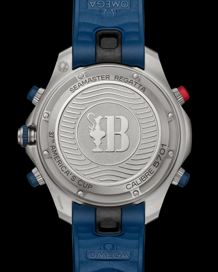 46,75 mm, titane sur bracelet caoutchouc|OMEGA Discount