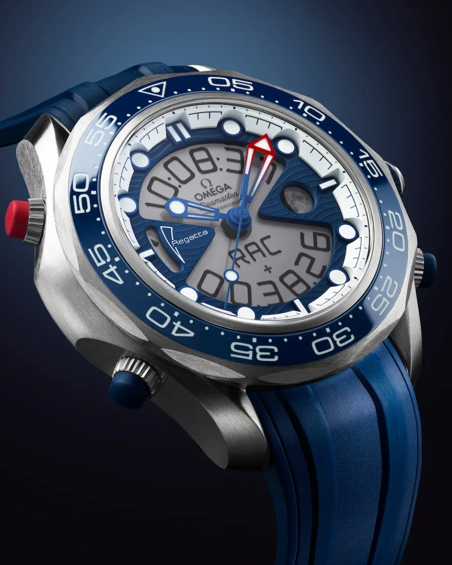 46,75 mm, titane sur bracelet caoutchouc|OMEGA Discount