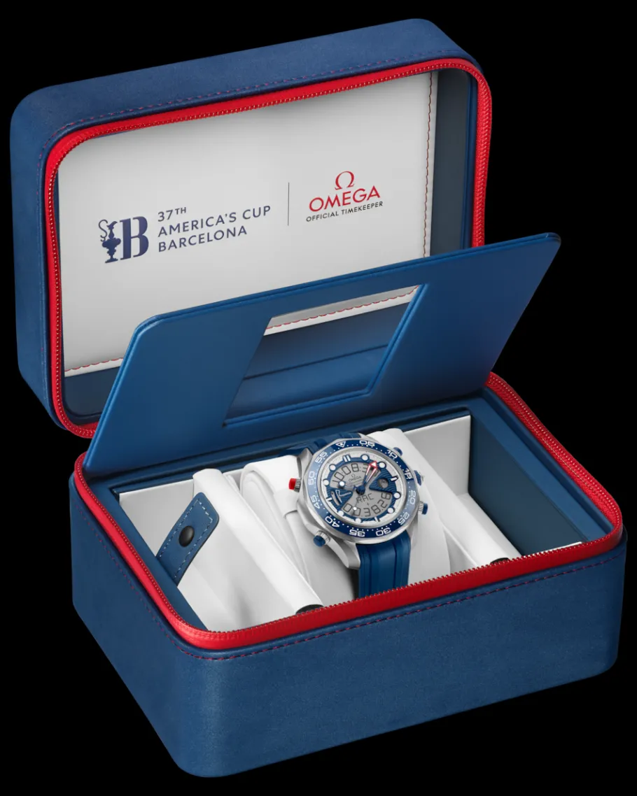 46,75 mm, titane sur bracelet caoutchouc|OMEGA Discount