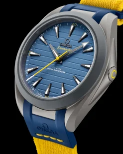 41 mm, titane sur bracelet caoutchouc|OMEGA Sale