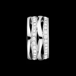 Pendentif, or blanc 18k, diamants|OMEGA Hot