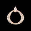 Pendentif, or rouge 18k, diamants|OMEGA New
