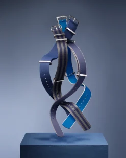 Polyamide, bleu et blanc|OMEGA Discount