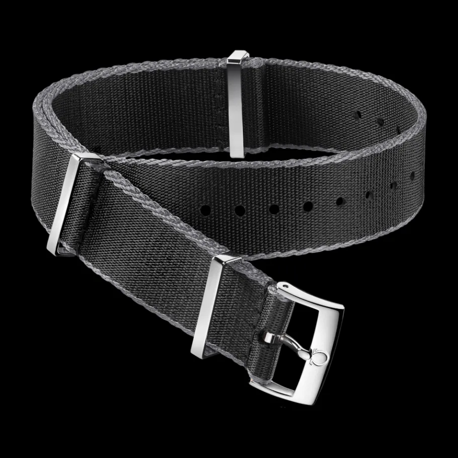 Polyamide, noir avec bordure grise|OMEGA Outlet