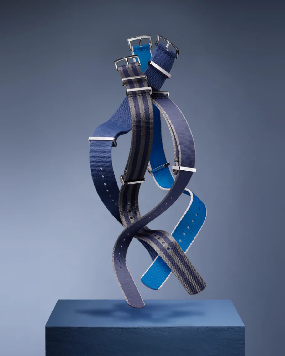 Polyester, bleu|OMEGA Fashion