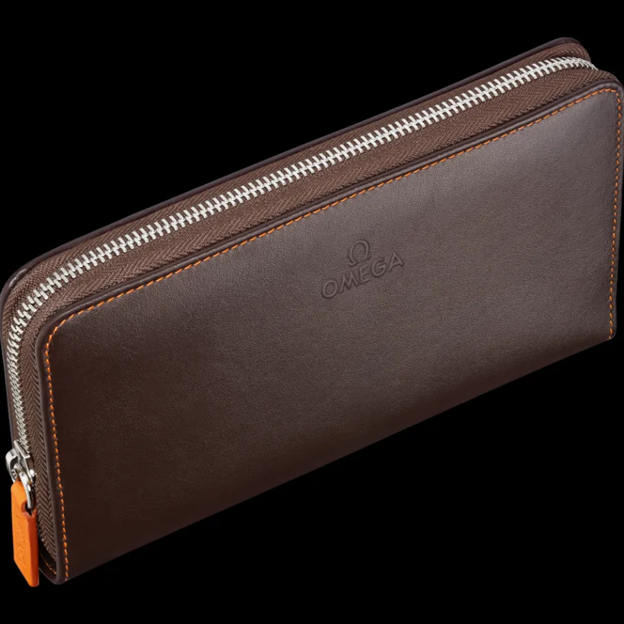 Portefeuille, brun / orange|OMEGA Fashion